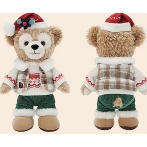 New Duffy Friends Duffy Bear 2023 Christmas Costume from Shanghai Disney Resort